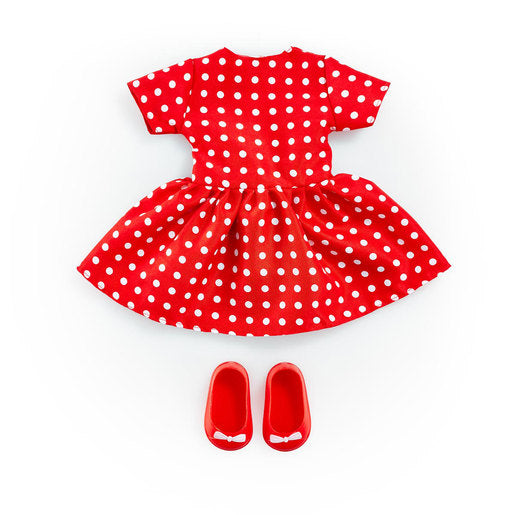 Red on sale dotty dress